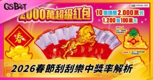 2026年春節刮刮樂